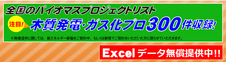 全国のバイオマスプロジェクトリスト